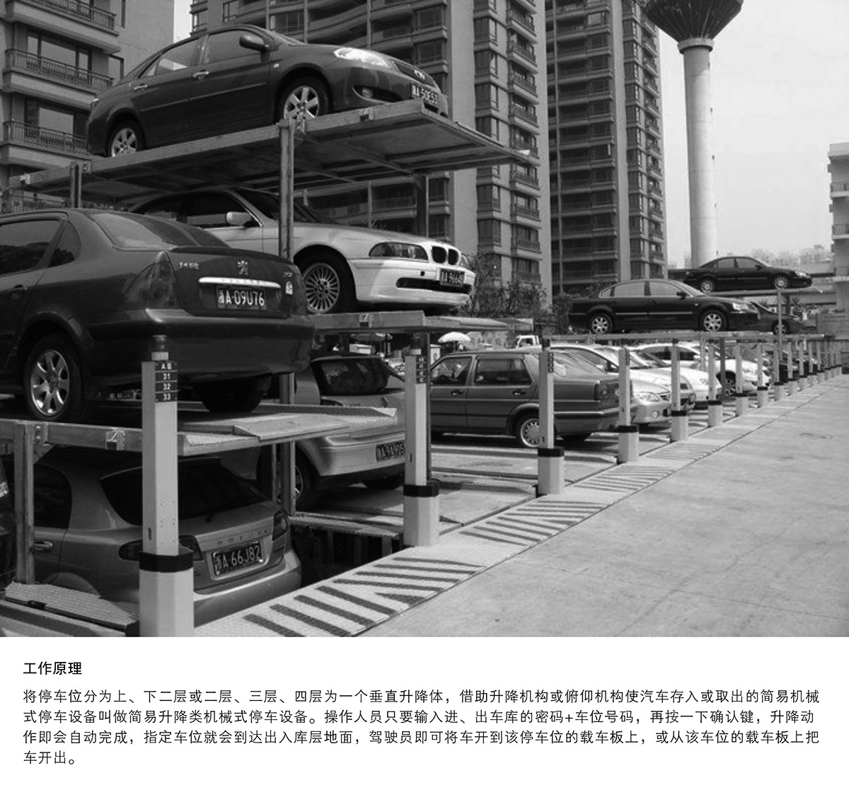 四川成都PJS2D1正一负一地坑简易升降立体停车设备工作原理.jpg