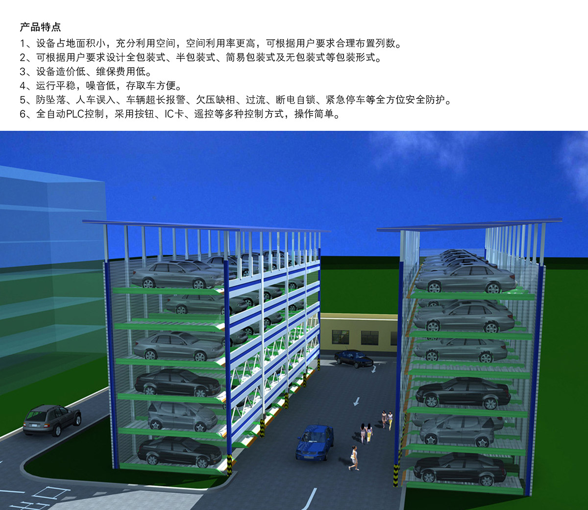 四川成都PSH6六层升降横移类机械式立体车库设备产品特点.jpg